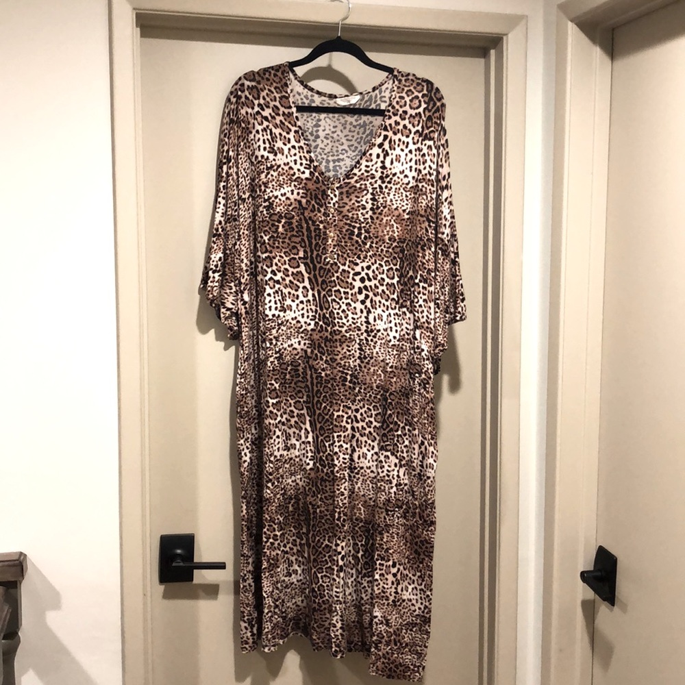 Dwell and Slumber Animal Print Caftan